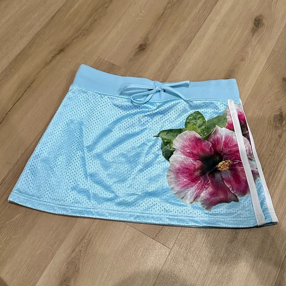 Jennifer Lopez Light Blue Skirt